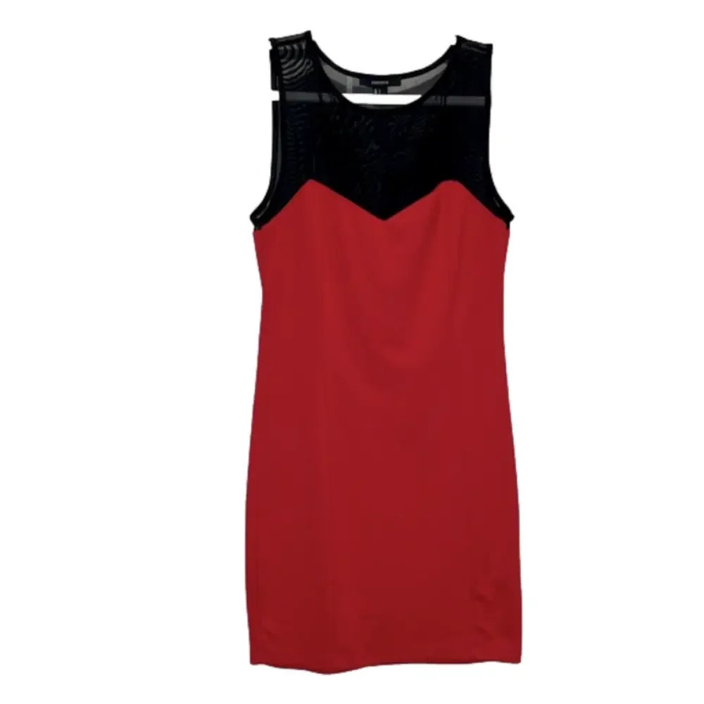 Imperfect red dress forever 21 stretchy red black mesh sleeveless dress juniors‎